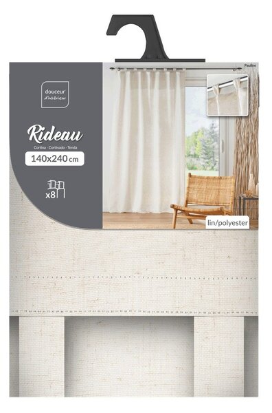 Draperie crem 140x240 cm Pauline – douceur d'intérieur