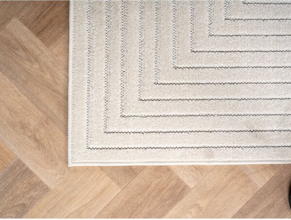 Covor pentru exterior și interior crem rotund ø 120 cm Nova 1202 – Ayyildiz Carpets