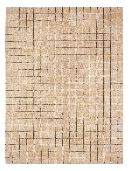 Covor chihlimbar țesut manual din lână 170x240 cm Mosaic Amber – Lorena Canals