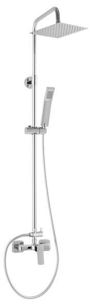 Ferro Vitto VerdeLine set de duș perete cu duș de ploaie crom NP81BVI7UVL