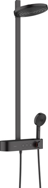 Hansgrohe Pulsify S set de duș perete cu termostat cu duș de ploaie negru 24240670