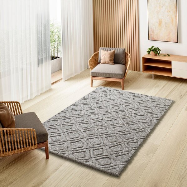 Covor gri 64x120 cm Juno – Universal