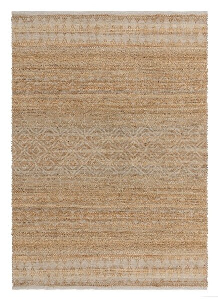 Covor în culoare naturală țesut manual din amestec de iută 120x170 cm Asher Natural – Asiatic Carpets