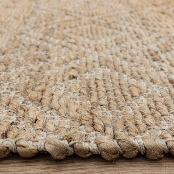 Covor în culoare naturală țesut manual din amestec de iută 120x170 cm Asher Natural – Asiatic Carpets