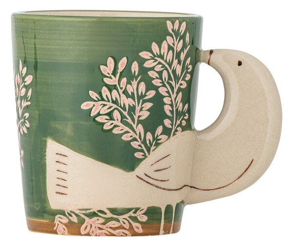 Cană verde pentru cappuccino din ceramică 260 ml Hezha – Bloomingville