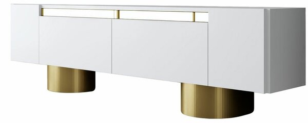 Măsuță TV Bohem White and Gold