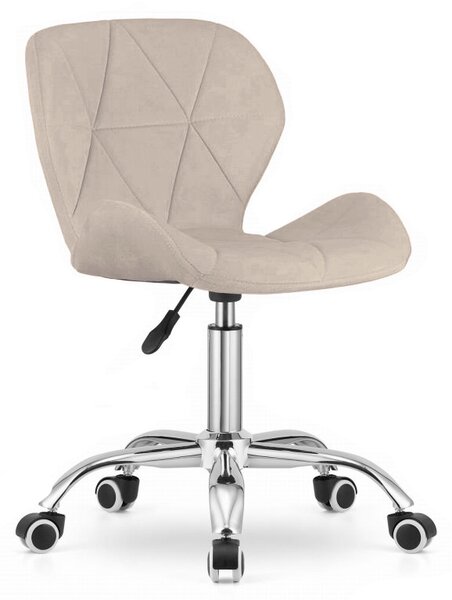 Scaun de birou AVOLA VELVET bej