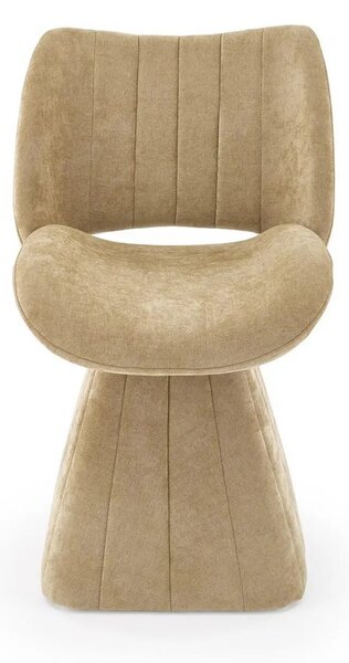 Scaun rotativ K613, stofa clasica verde olive, 53x60x87 cm