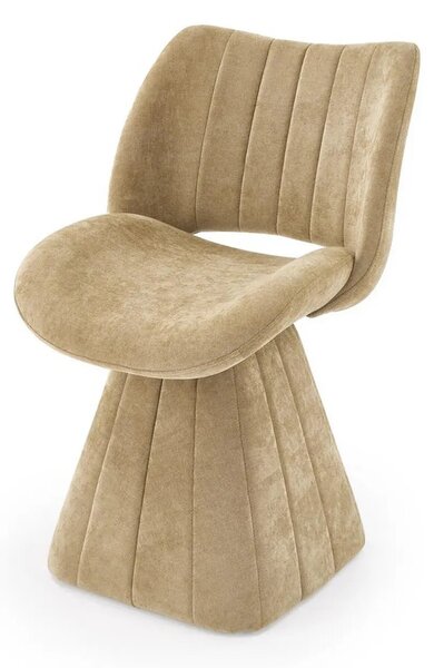 Scaun rotativ K613, stofa clasica verde olive, 53x60x87 cm