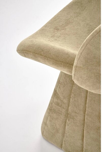 Scaun rotativ K613, stofa clasica verde olive, 53x60x87 cm