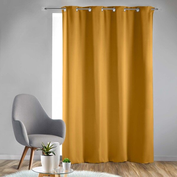 Draperie galben ocru blackout 135x240 cm Occult – douceur d'intérieur