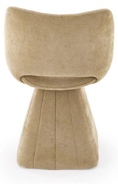 Scaun rotativ K613, stofa clasica verde olive, 53x60x87 cm
