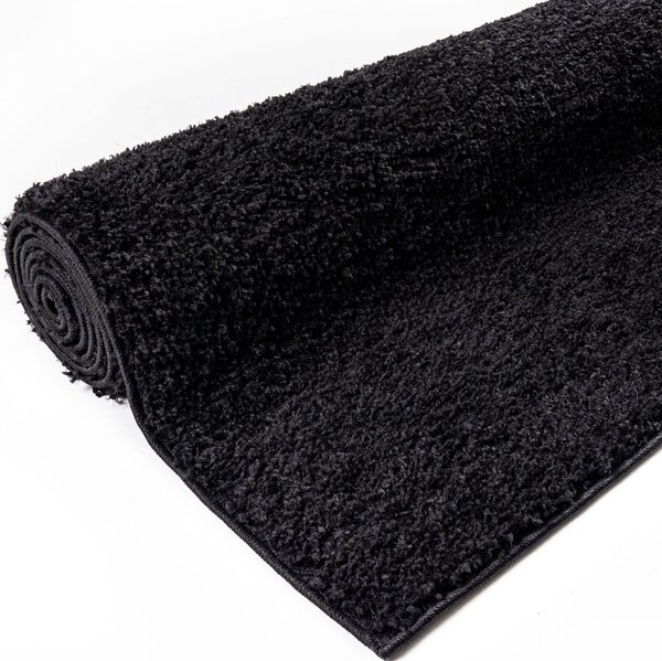 Covor antracit Shaggy Soft 200/290 cm
