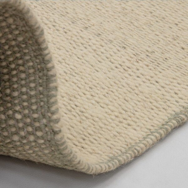 Covor crem-verde salvie țesut manual din lână 160x230 cm Lima Sage – Asiatic Carpets