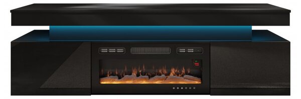 Comoda TV 2D cu semineu Lestirola LED