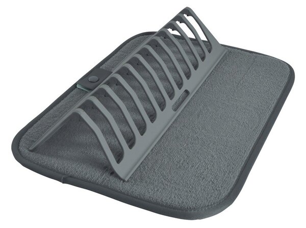 Scurgător de vase gri din plastic 36x28 cm – Homéa