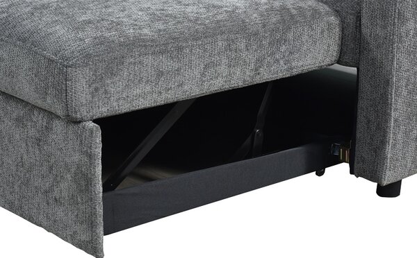 Coltar extensibil, Lounivo, Antracit, 215x215x84 cm