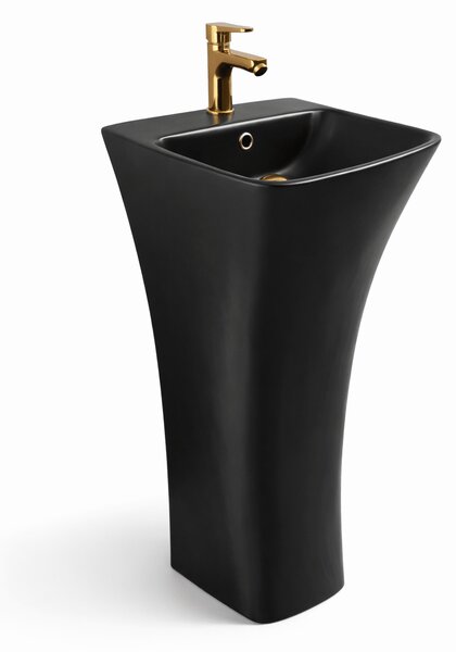 Lavoar stativ baie negru 44 x 43 x 84 cm