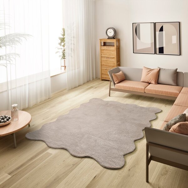 Covor taupe lavabil 160x230 cm Mellow – Universal