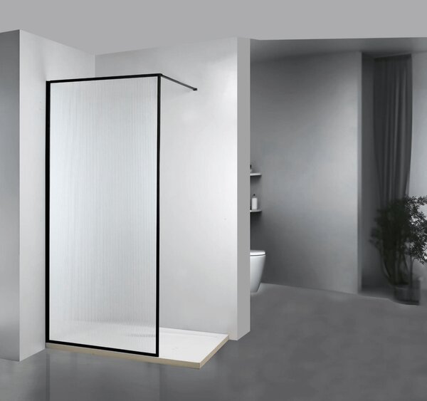 Paravan dus walk-in sticla securizata 8 mm geam linii 90x190