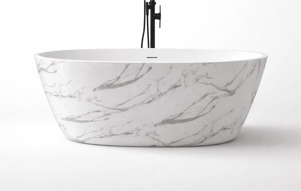 Cada baie freestanding Taormina Alb