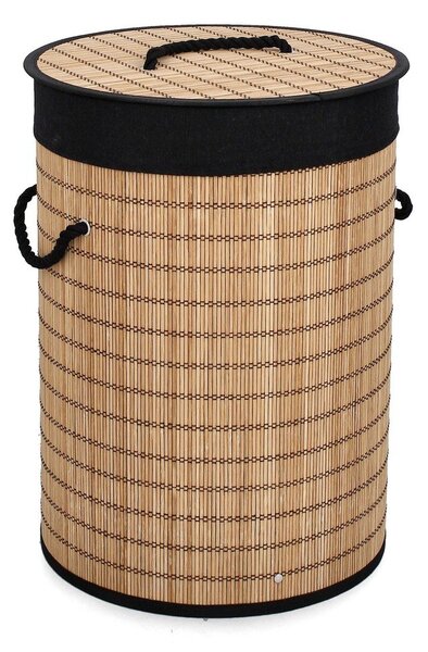 Coș de rufe în culoare naturală din bambus Sintia – Yes Everyday