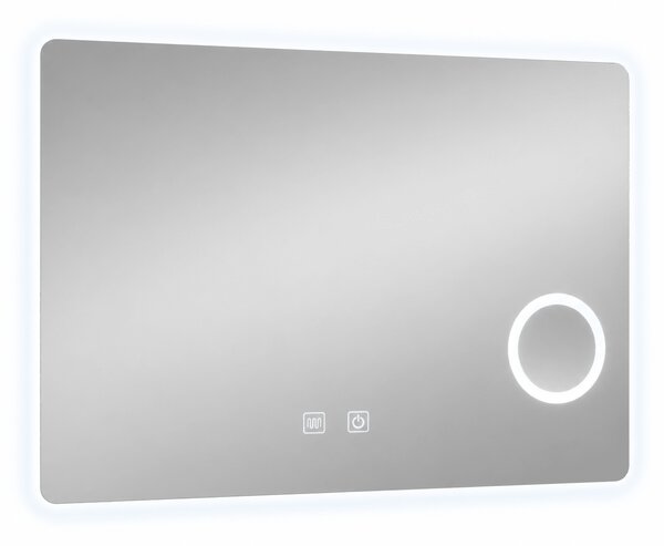 Oglinda baie LED FANTASY touch control cu lupa iluminata si dezaburire, 70x60 / 80x60 cm 70 x 60 cm