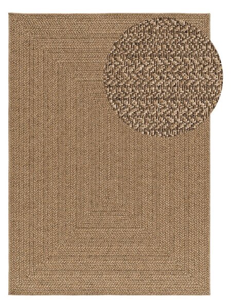 Covor pentru exterior și interior în culoare naturală 120x170 cm Acra – Universal