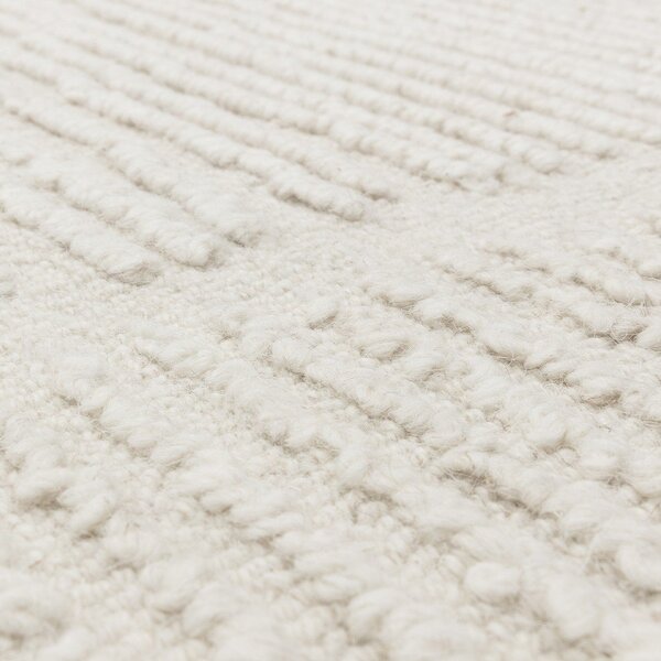 Covor fildeș țesut manual din lână 120x170 cm Zennith Column – Asiatic Carpets