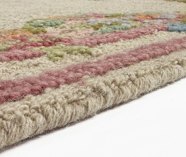 Covor țesut manual din lână 140x200 cm Elise Floral – Flair Rugs