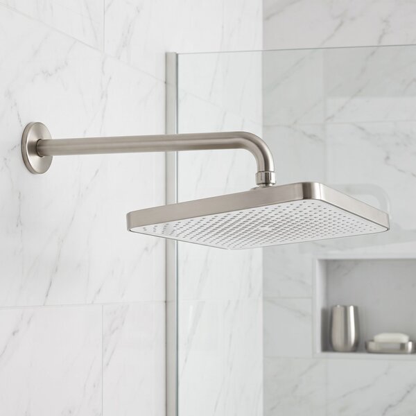 Pălărie de duș dreptunghiulară REA JS-032 Brushed Nickel