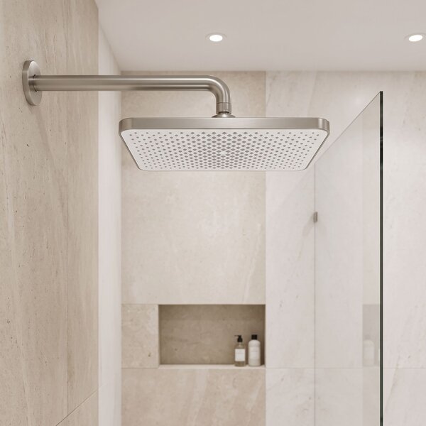 Pălărie de duș dreptunghiulară REA JS-032 Brushed Nickel