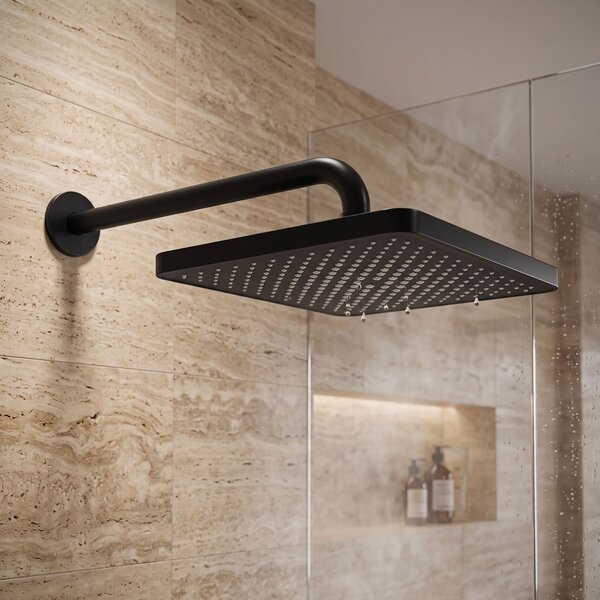 Pălărie de duș dreptunghiulară REA JS-032 Black