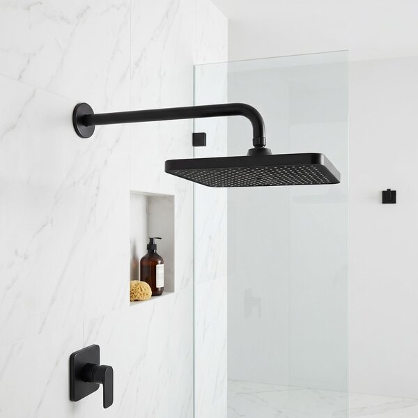 Pălărie de duș dreptunghiulară REA JS-032 Black