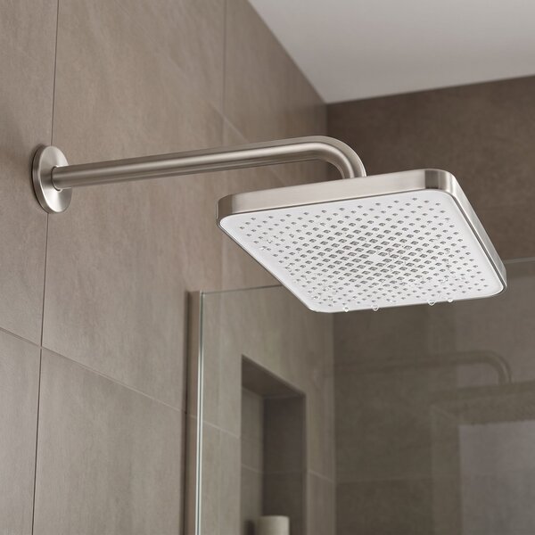 Pălărie de duș dreptunghiulară REA JS-032 Brushed Nickel