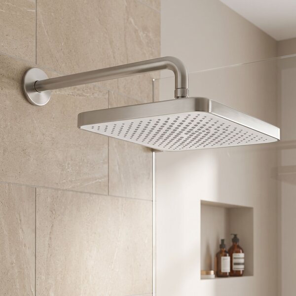 Pălărie de duș dreptunghiulară REA JS-032 Brushed Nickel