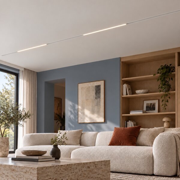 Sina magnetica ALBA cu MONTAJ INCORPORAT pentru placari LUXON