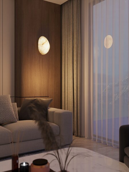 MaxLight Nuvia lampă de perete 1x5 W auriu W0397