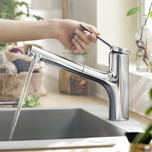 Hansgrohe Zesis M33 baterie bucătărie pe picior crom 74800000
