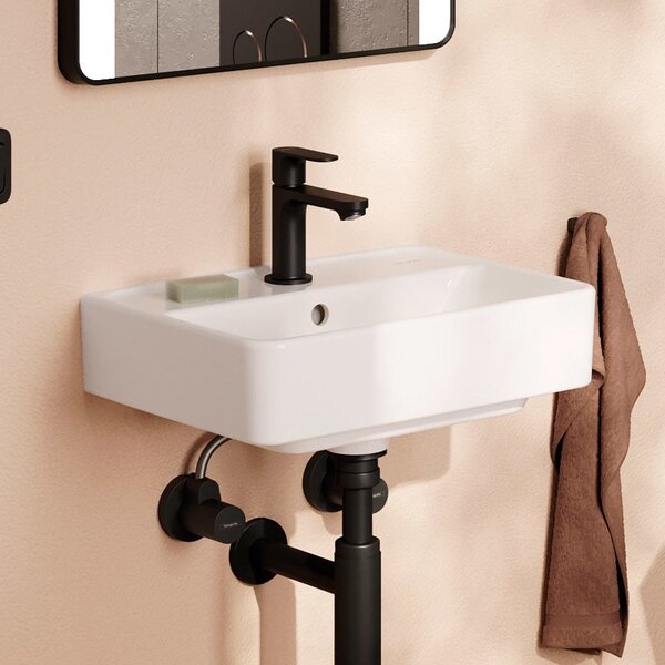 Hansgrohe Xanuia Q lavoar 45x34 cm dreptunghiular clasică alb luciu 60130450