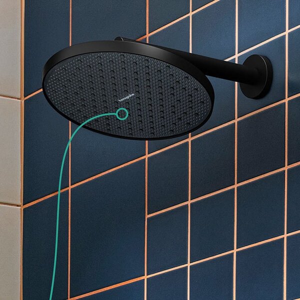 Hansgrohe Activera S cap de duș 24x24 cm rotund negru 28057670