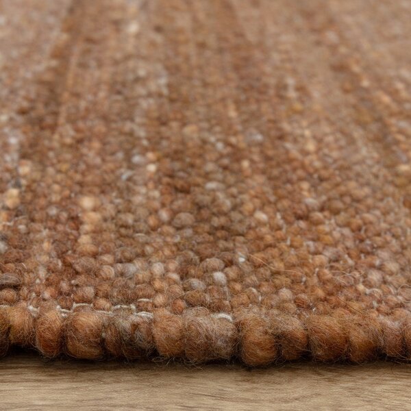 Covor teracotă reversibil, țesut manual din amestesc de lână 160x230 cm Birkdale Rust – Asiatic Carpets