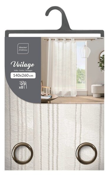 Draperie albă 140x260 cm Zaho – douceur d'intérieur