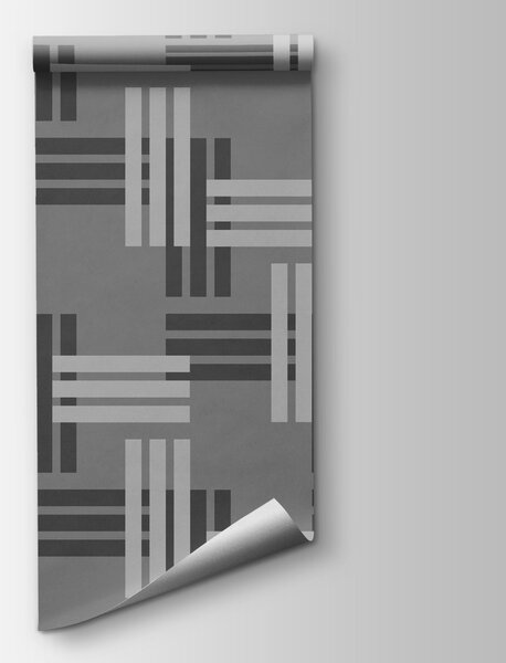 Fototapet Model în nuanțe de gri și alb, Fototapet abstracte, Fototapet populare, t01085v1 - Tapeko.ro