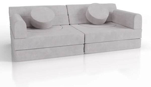 Juskys Canapea pentru copii Kayo 150x75x50 cm - bej