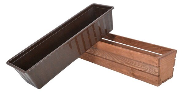 Jardinieră din lemn 61 cm Modern – Rojaplast