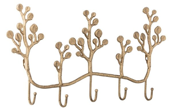 Cuier de perete auriu din metal 57 cm Padova – Bloomingville