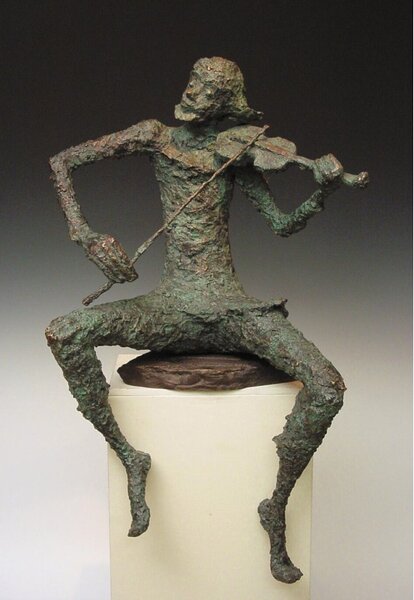 Statueta bronz "Maestru violonist" editie limitata