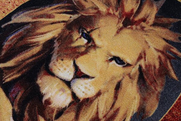Covor Copii, Aslan, 133x190 cm, 1275 gr mp Multicolor, Dreptunghi, 133 x 190