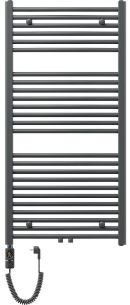Mexen Ares, element electric de încălzire 1200x600 mm + tijă de încălzire 600 W, antracit, W102-1200-600-2600-66